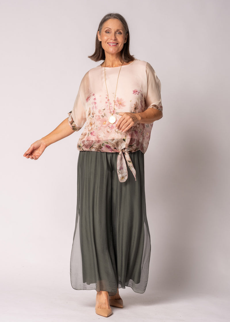 Petal Silk Top