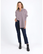 Lila Stripe Shirt