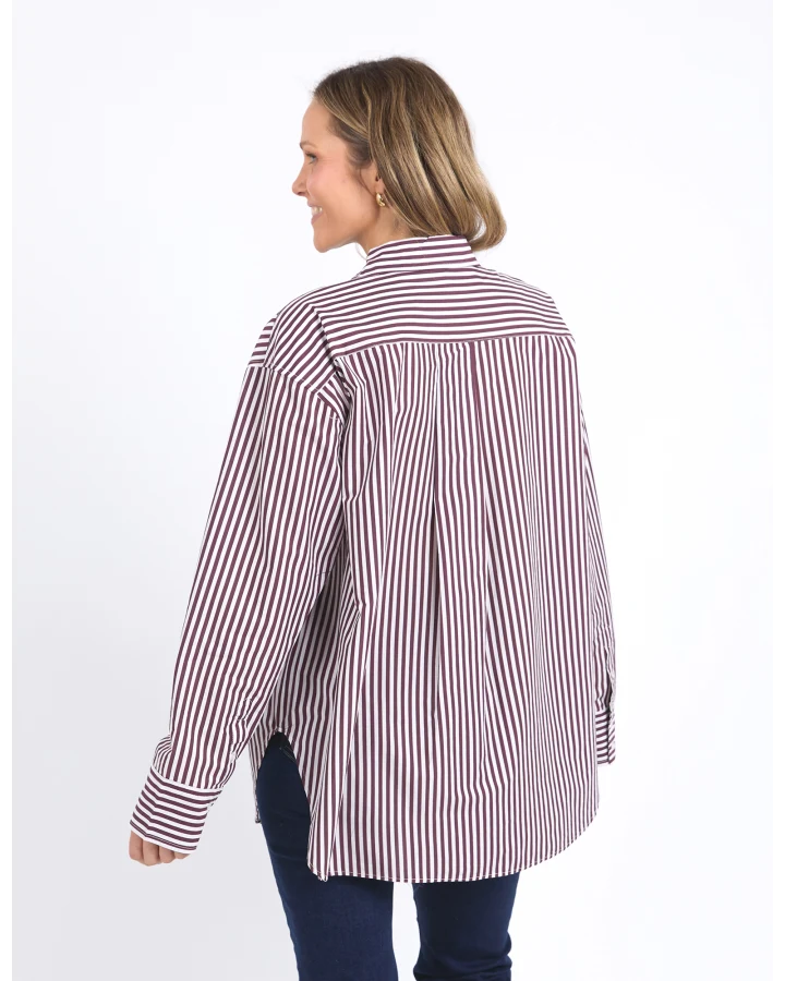 Lila Stripe Shirt