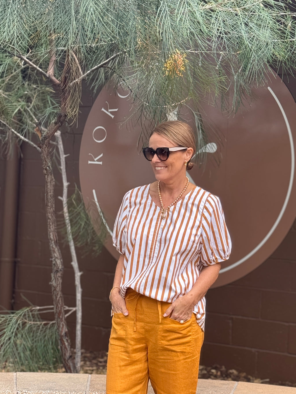 Amber V Neck Swing Top