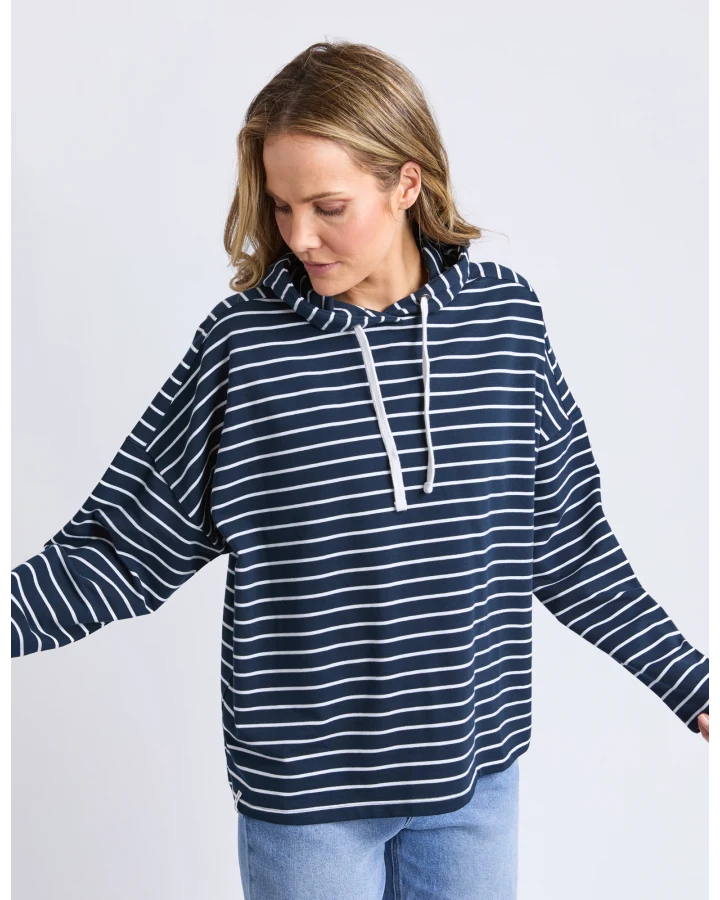 Rhea Stripe Hoodie