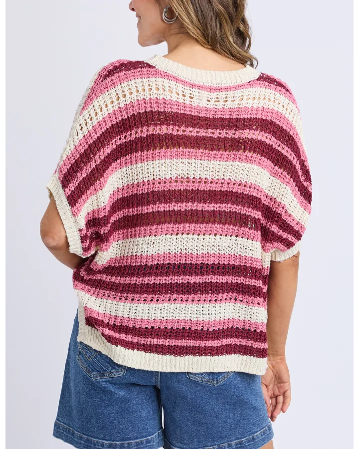 Striped Knit Top