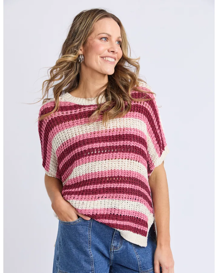 Striped Knit Top
