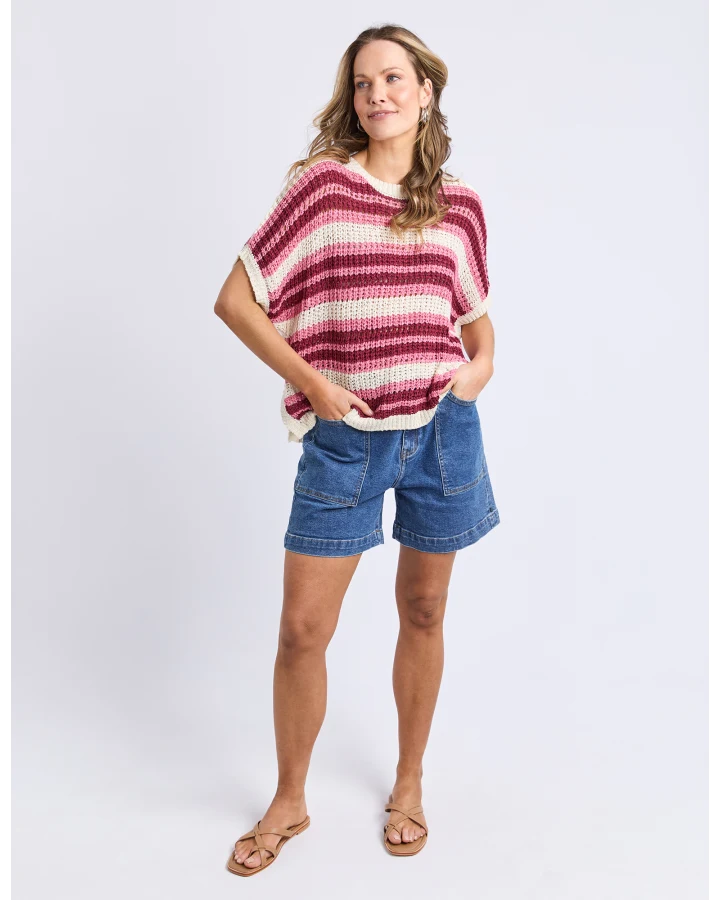 Striped Knit Top