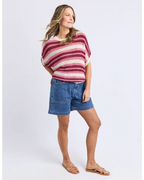 Striped Knit Top