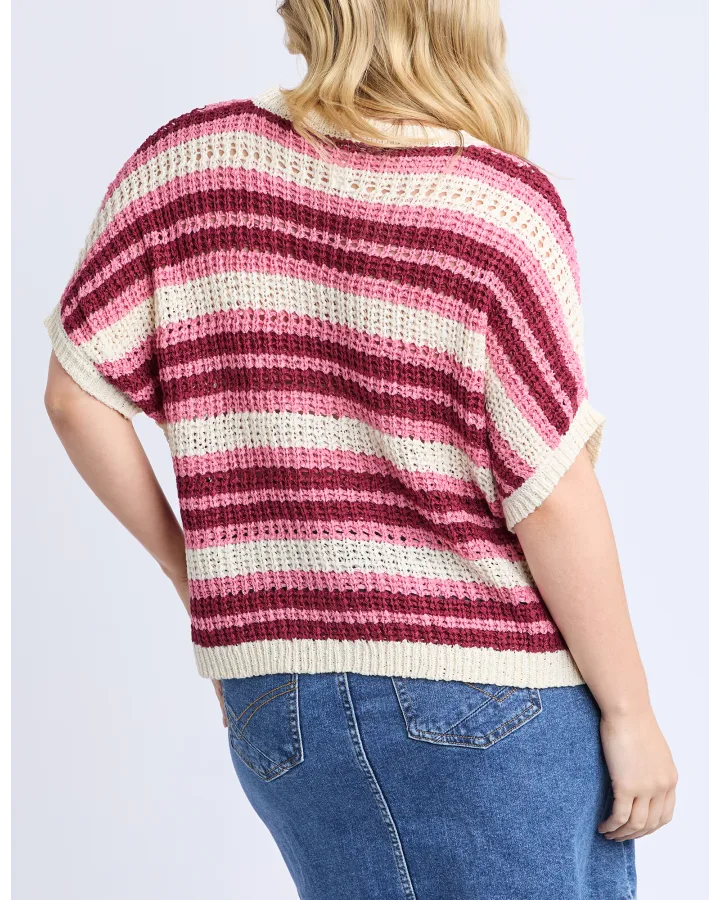 Striped Knit Top