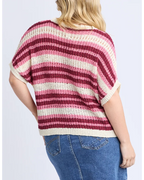 Striped Knit Top