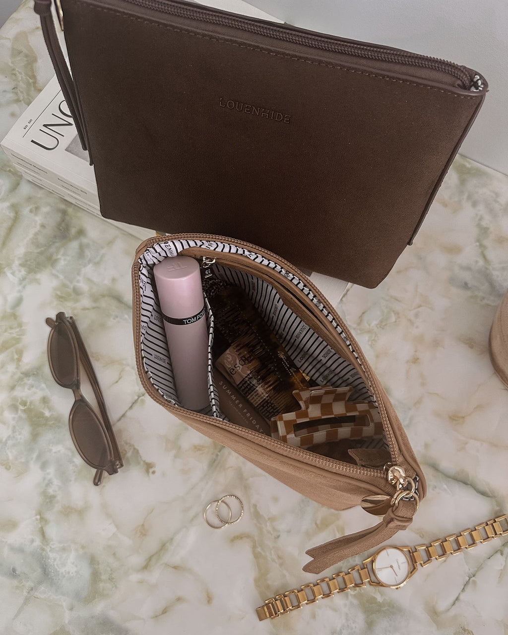 The Everyday Suedette Pouch