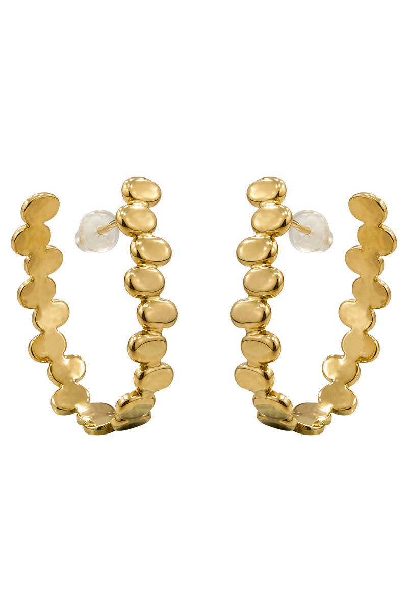 Seaside Earring Gold Hoop