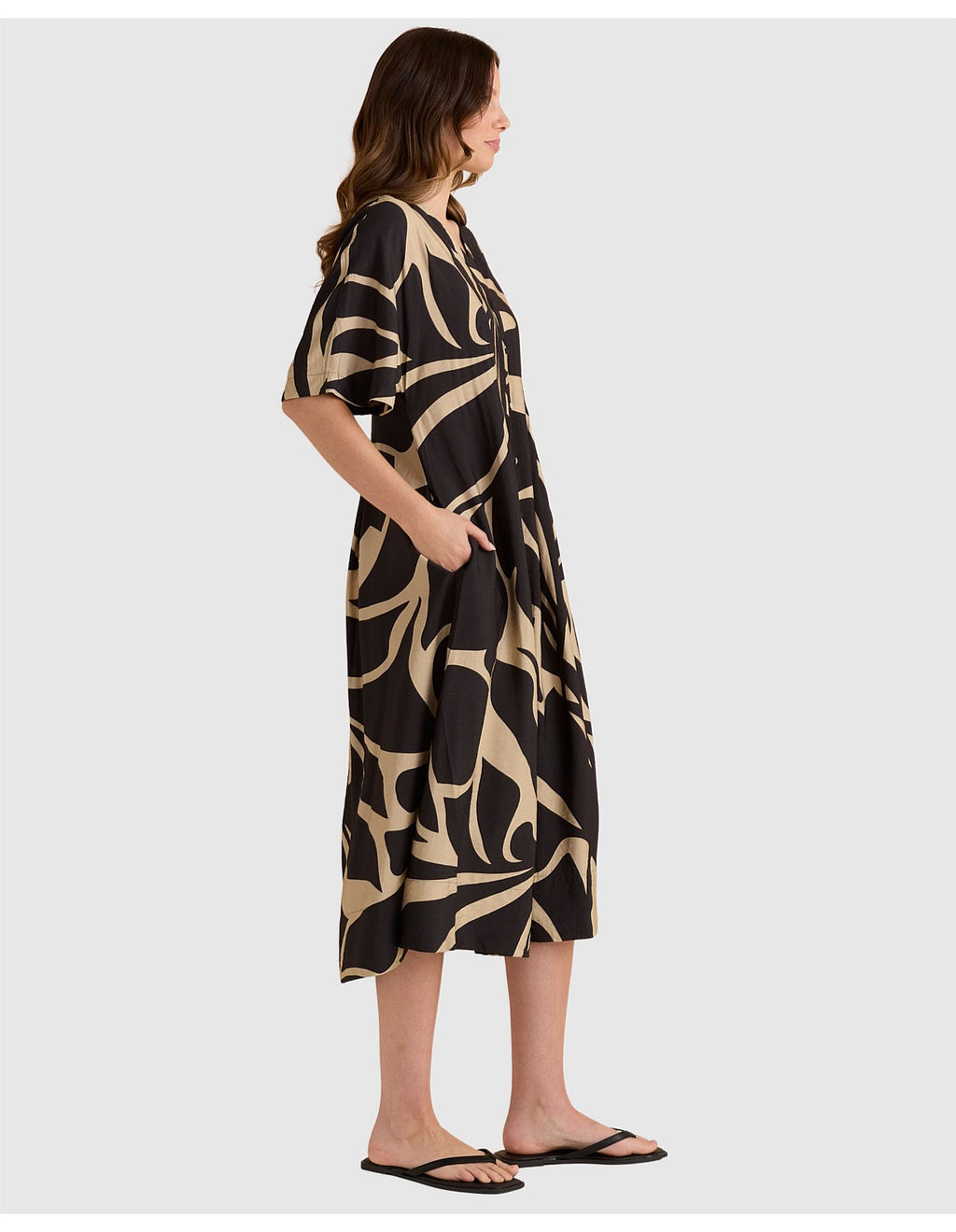Camille Dress - Monochrome Floral