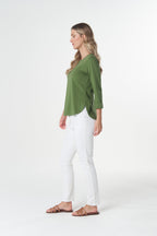 Classic Cotton 3/4 Sleeve Tee