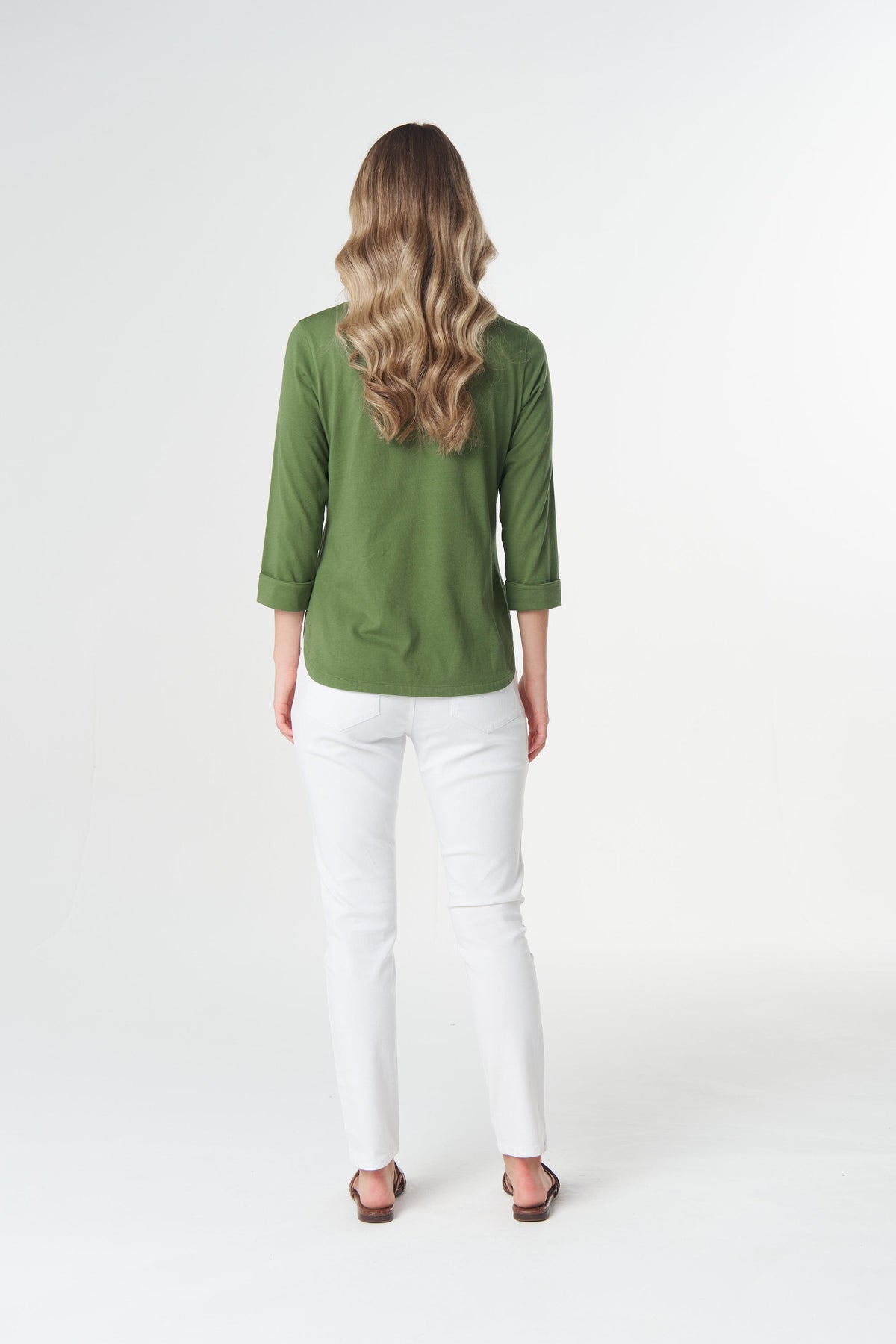 Classic Cotton 3/4 Sleeve Tee