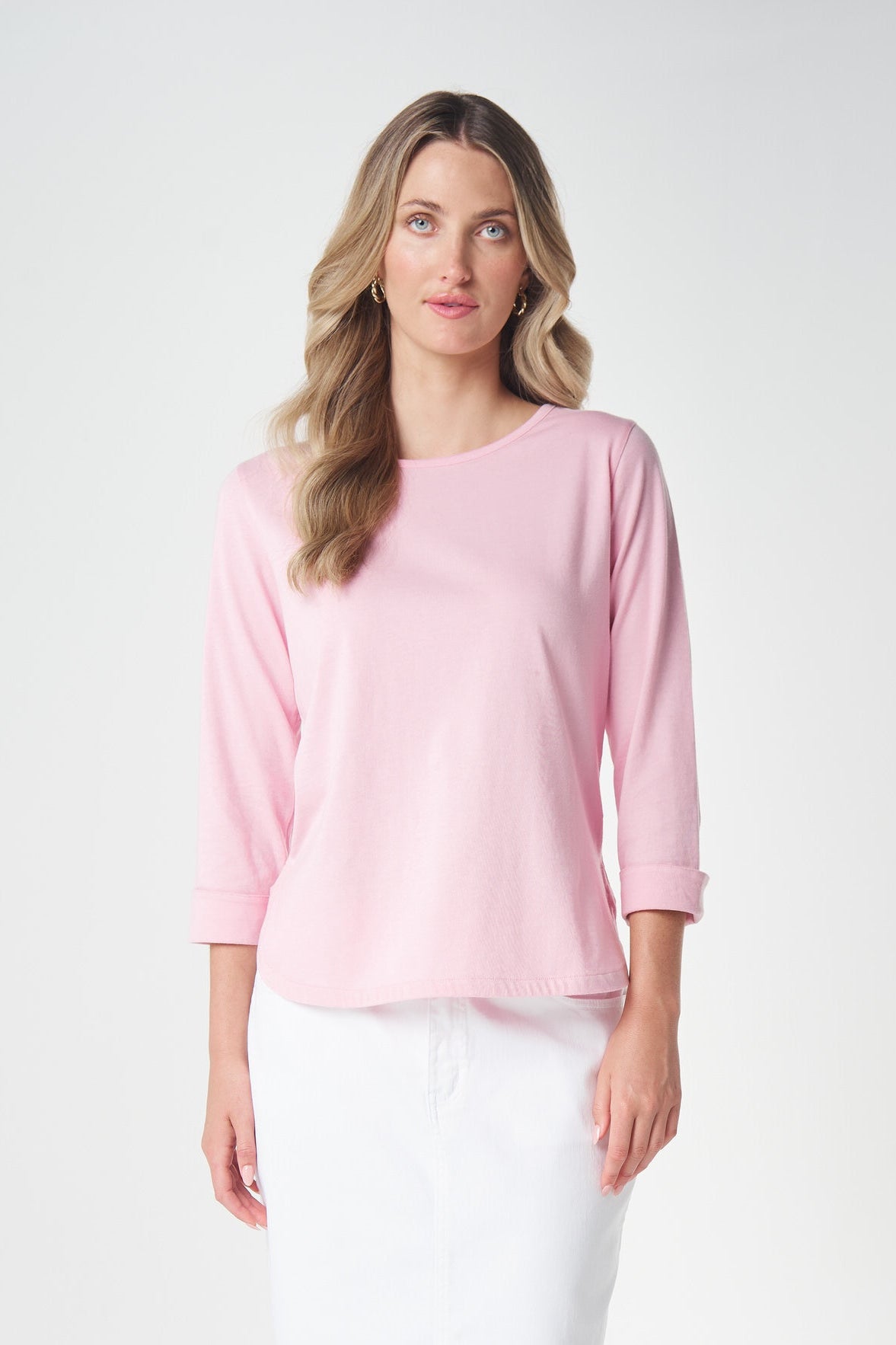 Classic Cotton 3/4 Sleeve Tee