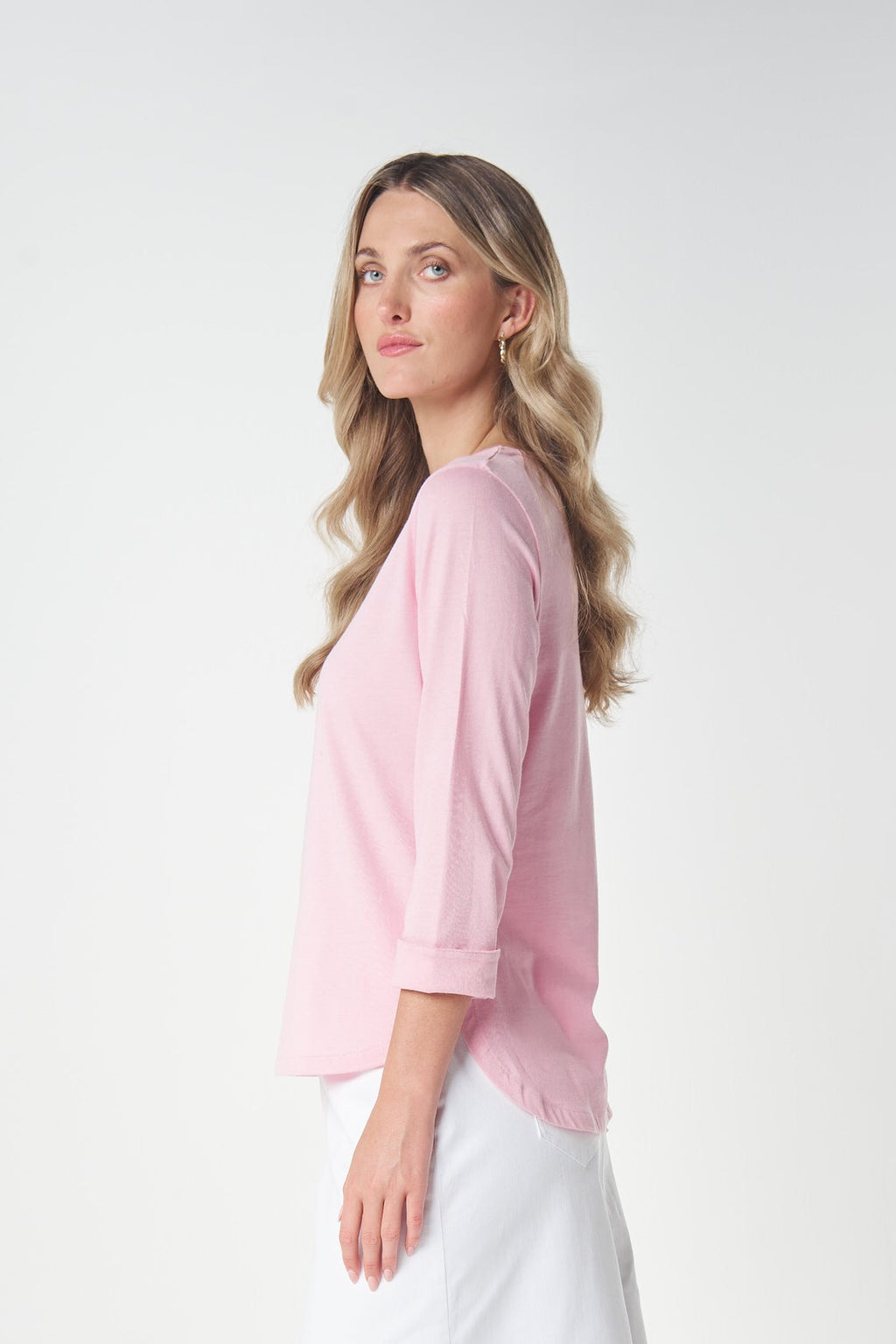 Classic Cotton 3/4 Sleeve Tee