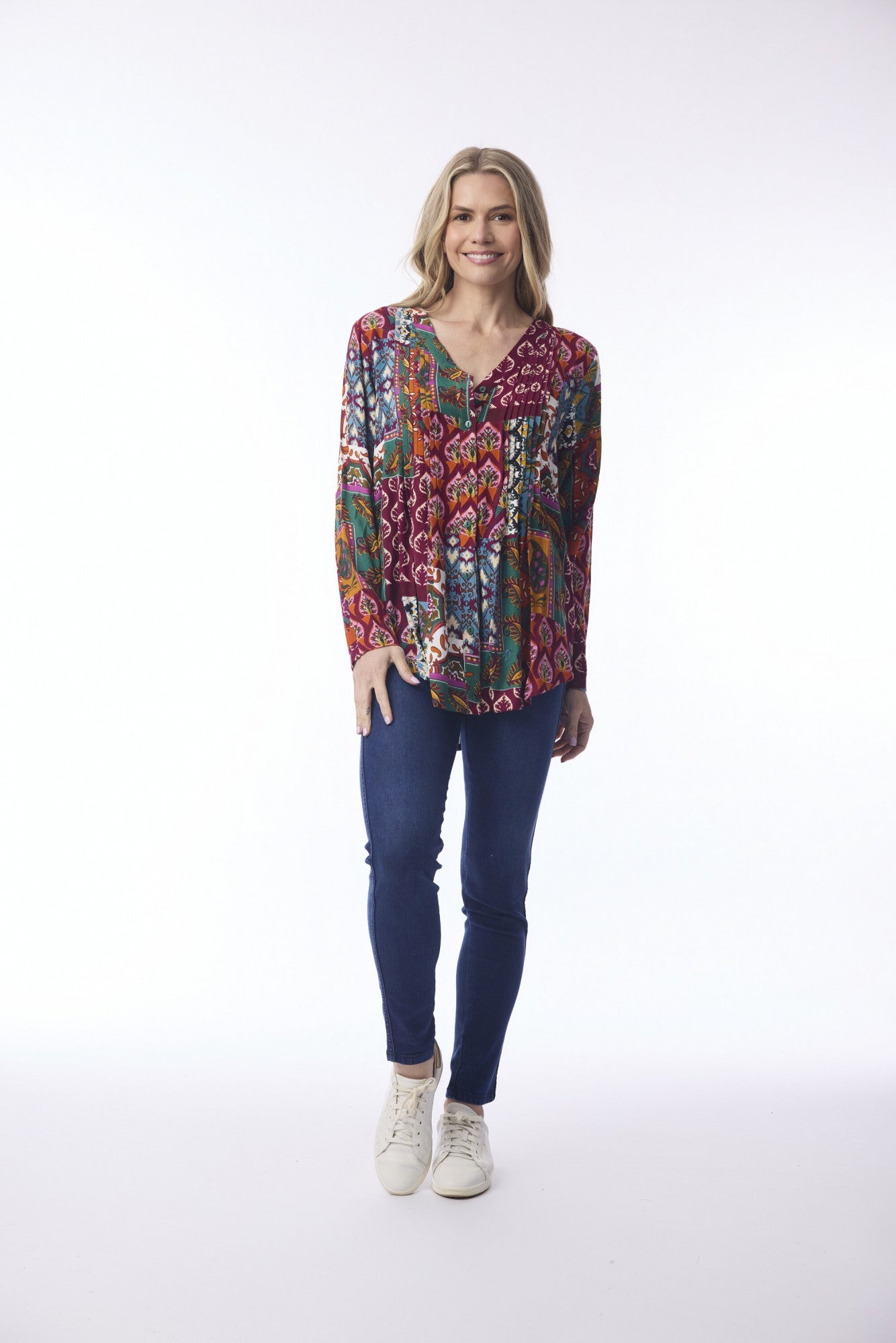 Prato Top Pleated