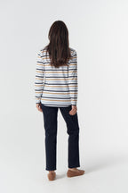 Original Multi Stripe Long Sleeve Tee - Skyride Blue