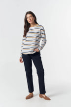 Original Multi Stripe Long Sleeve Tee - Skyride Blue