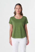 Everyday Cotton Roll Cuff Tee