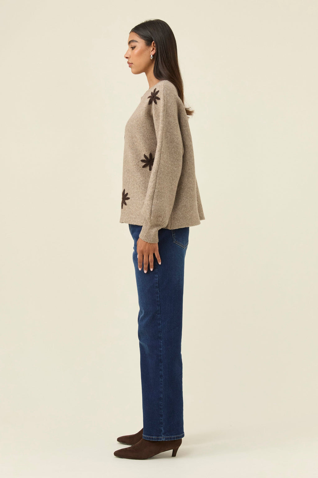Miru Stitch Flower Jumper