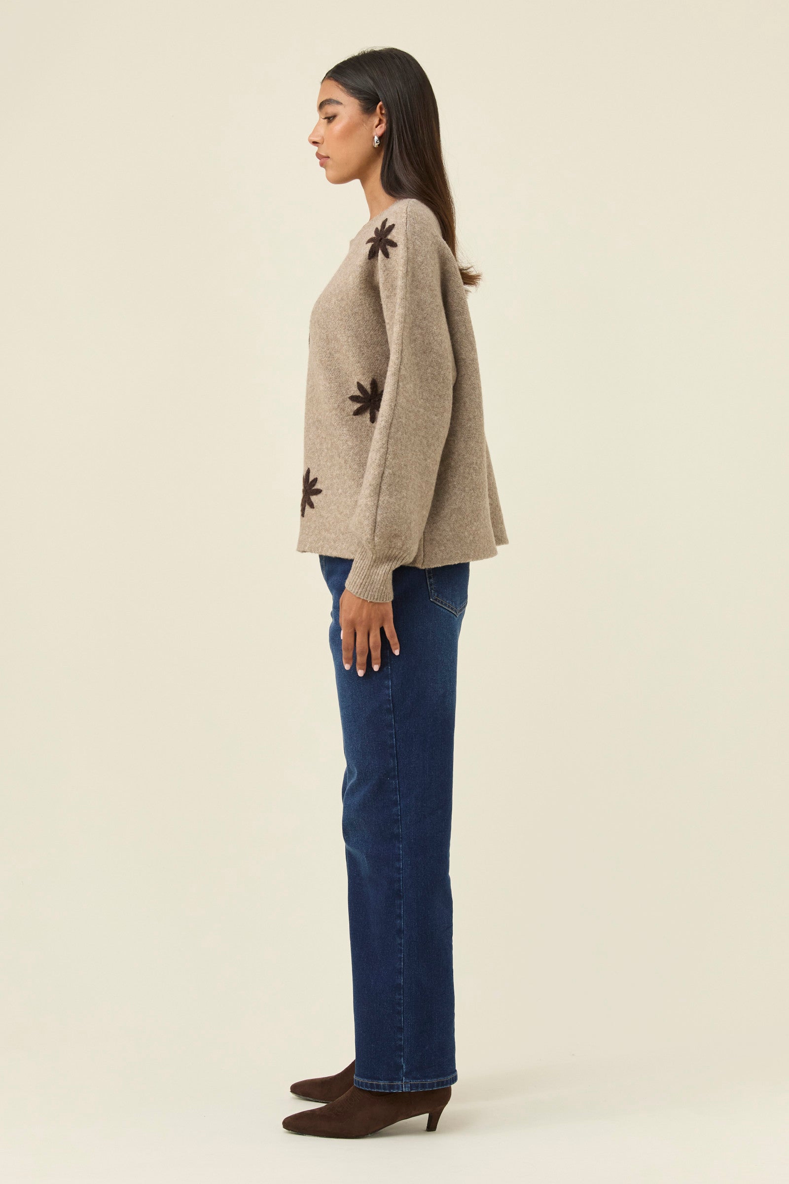 Miru Stitch Flower Jumper