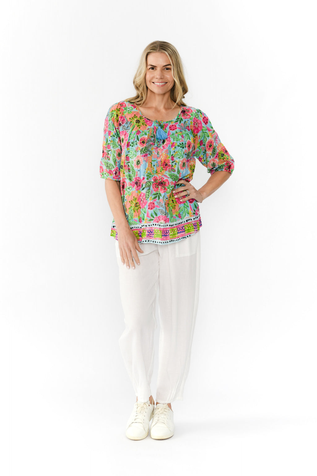 Tessa Tassal Top - Floral Bazaar