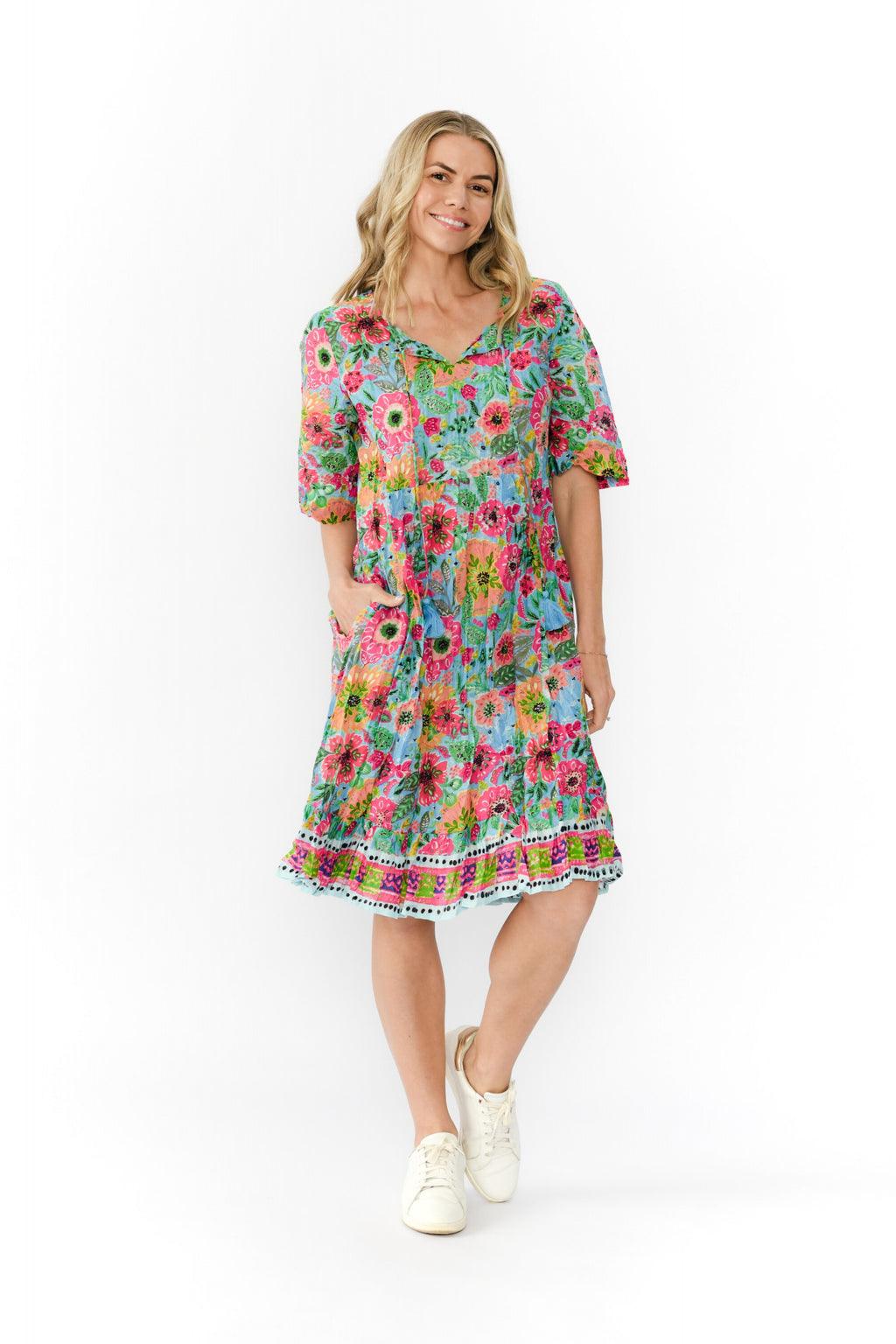 Charli Tassel Dress - Floral Bazaar