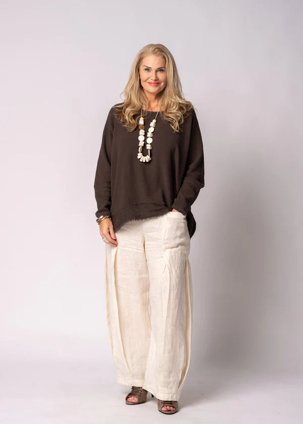 Arwyn Linen Blend Top