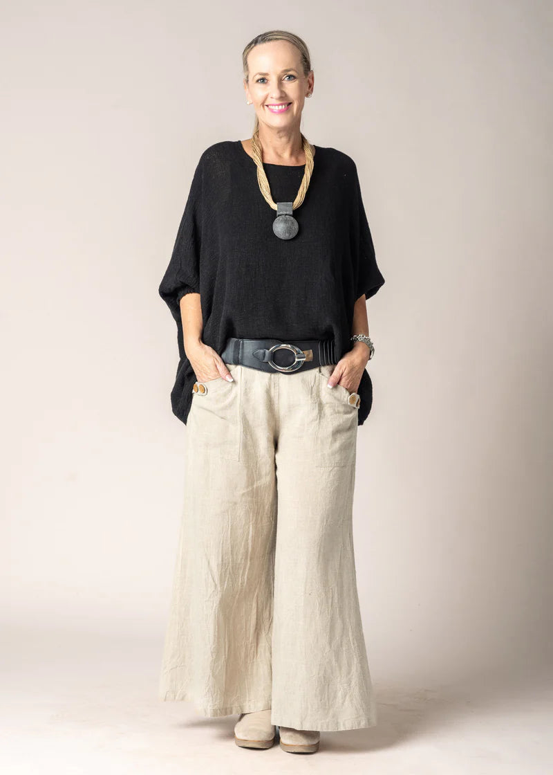 Mallory Linen Top