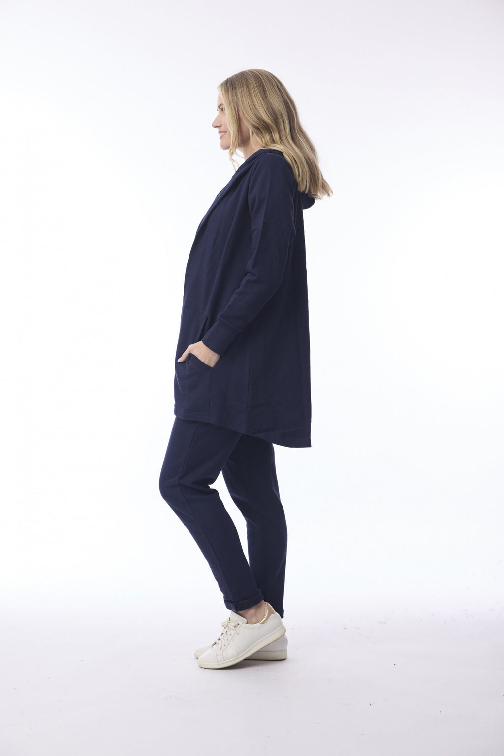 Long Hoodie Cardigan