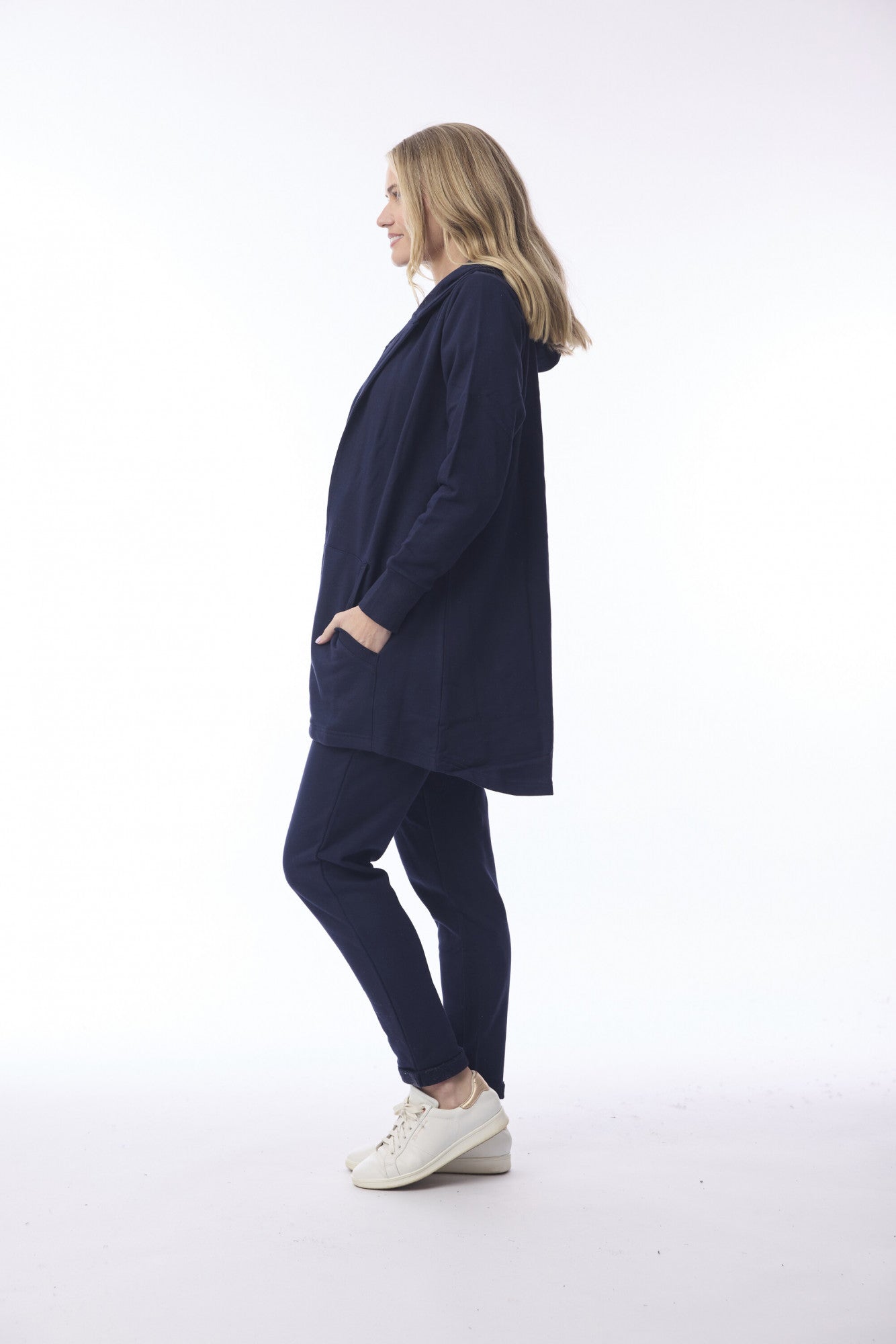 Long Hoodie Cardigan