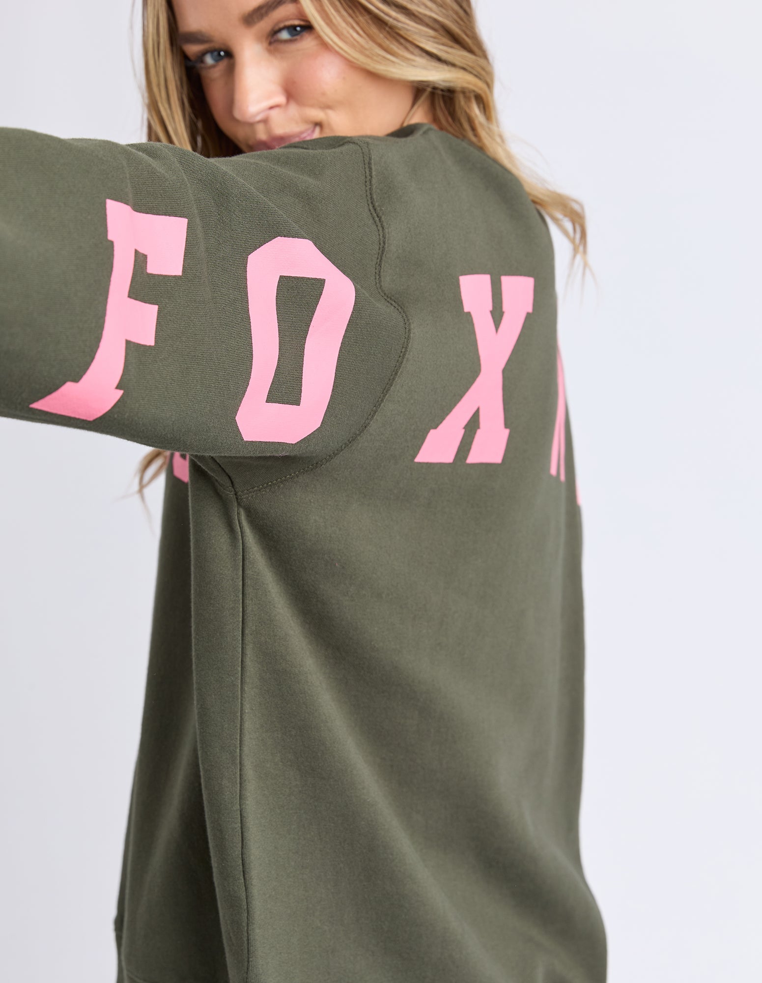 Interval Crew Khaki & Coral