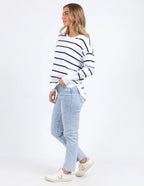 Farrah Stripe Long Sleeve Top