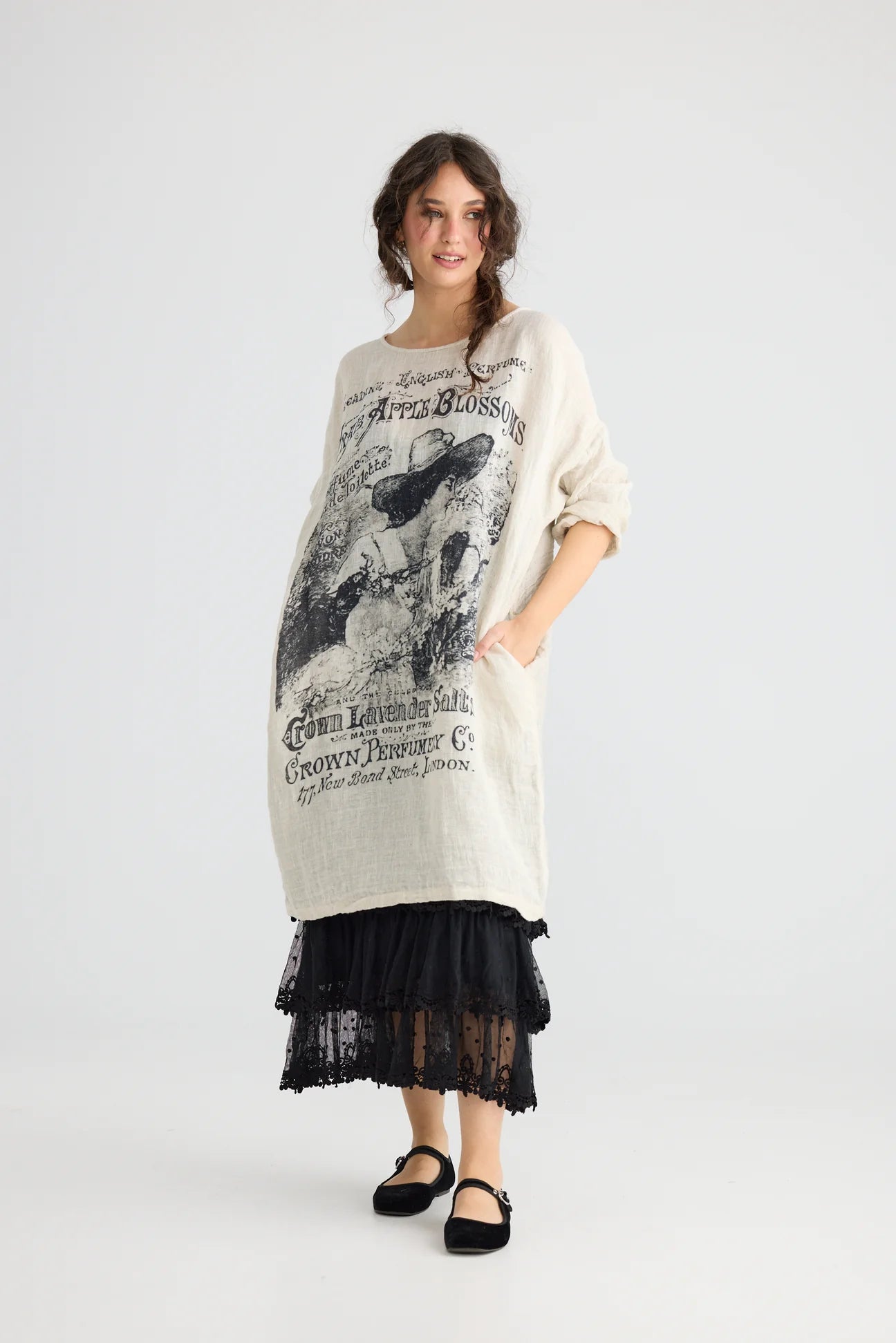 Secret Garden Linen Gauze Dress