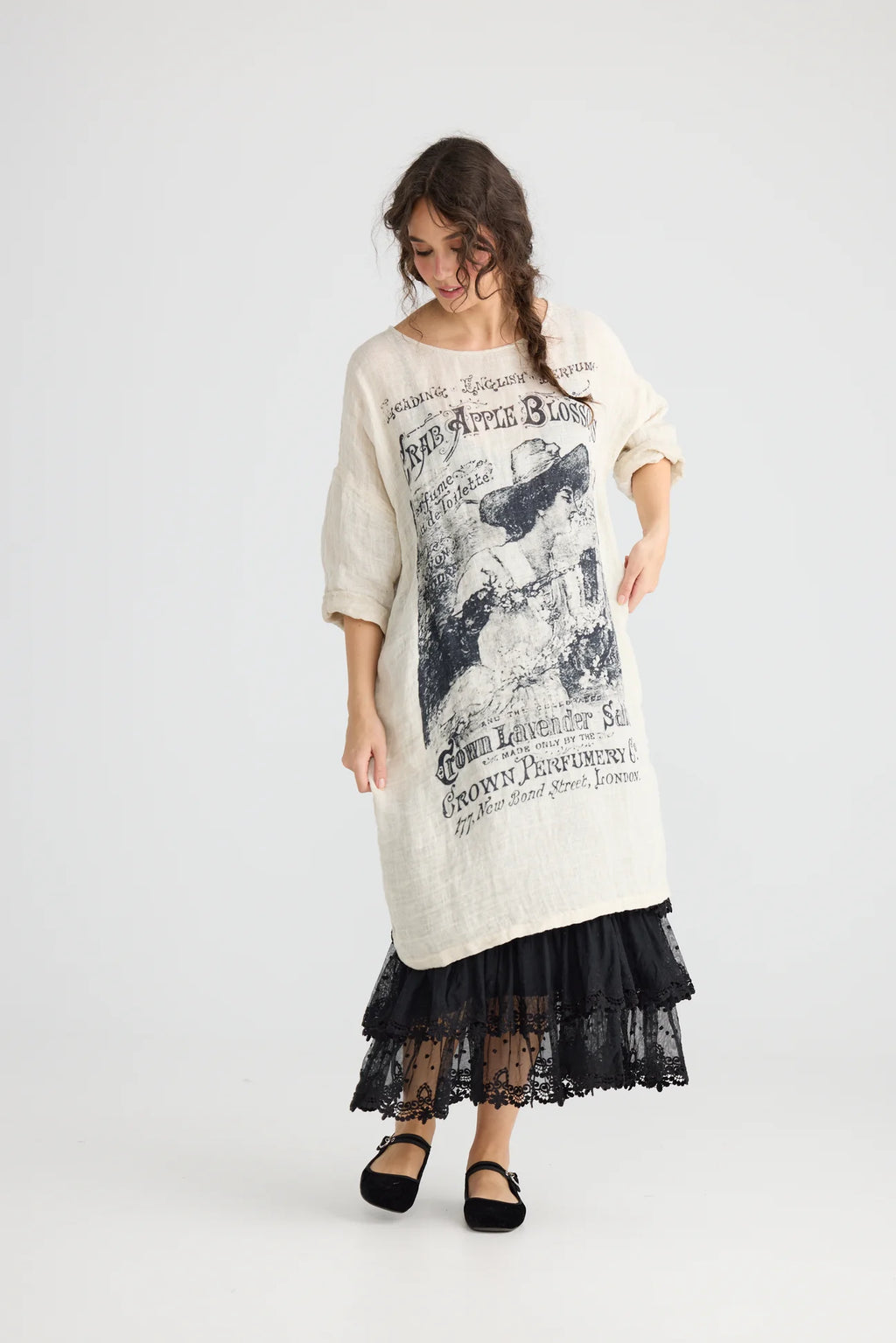 Secret Garden Linen Gauze Dress