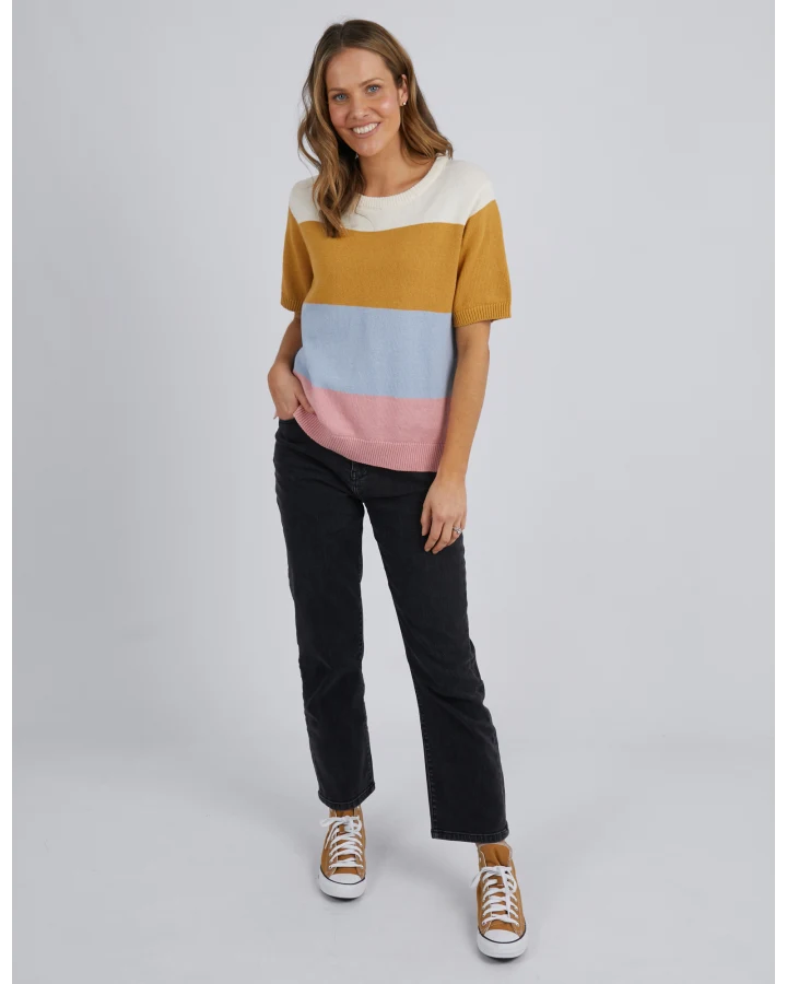 Bronte Colour Block Knit