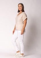 Farrin Linen Top