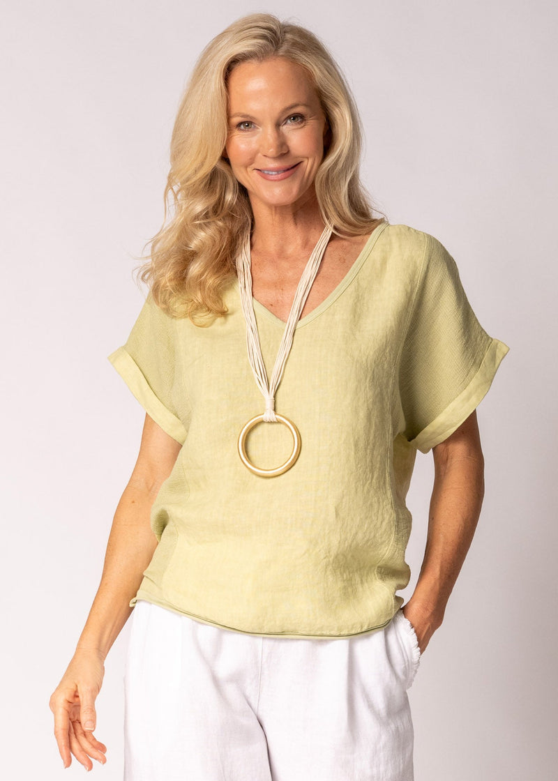 Farrin Linen Top