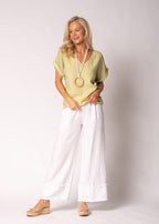 Farrin Linen Top