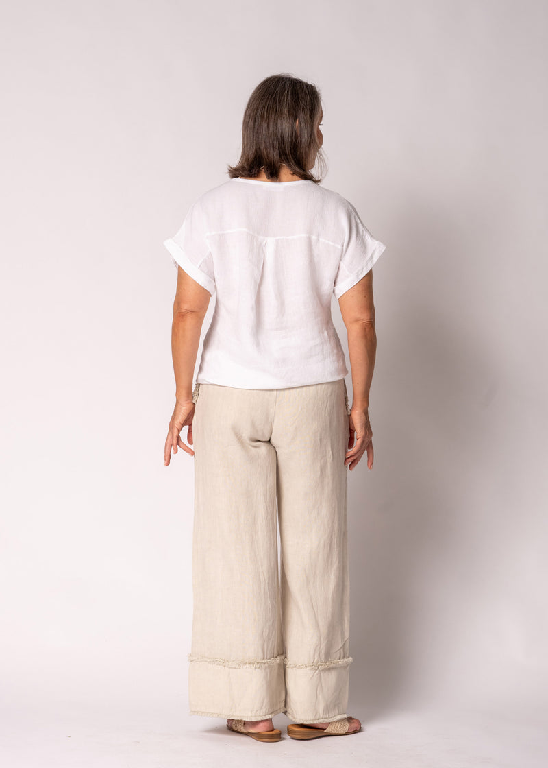 Farrin Linen Top