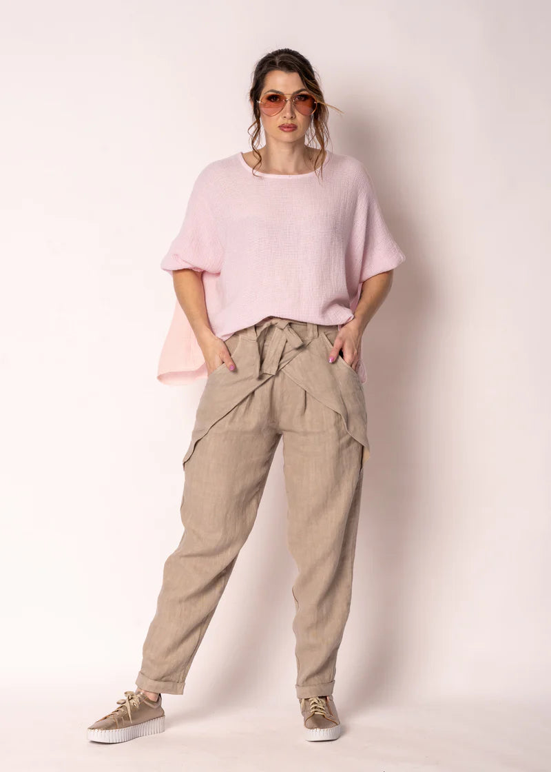 Mallory Linen Top