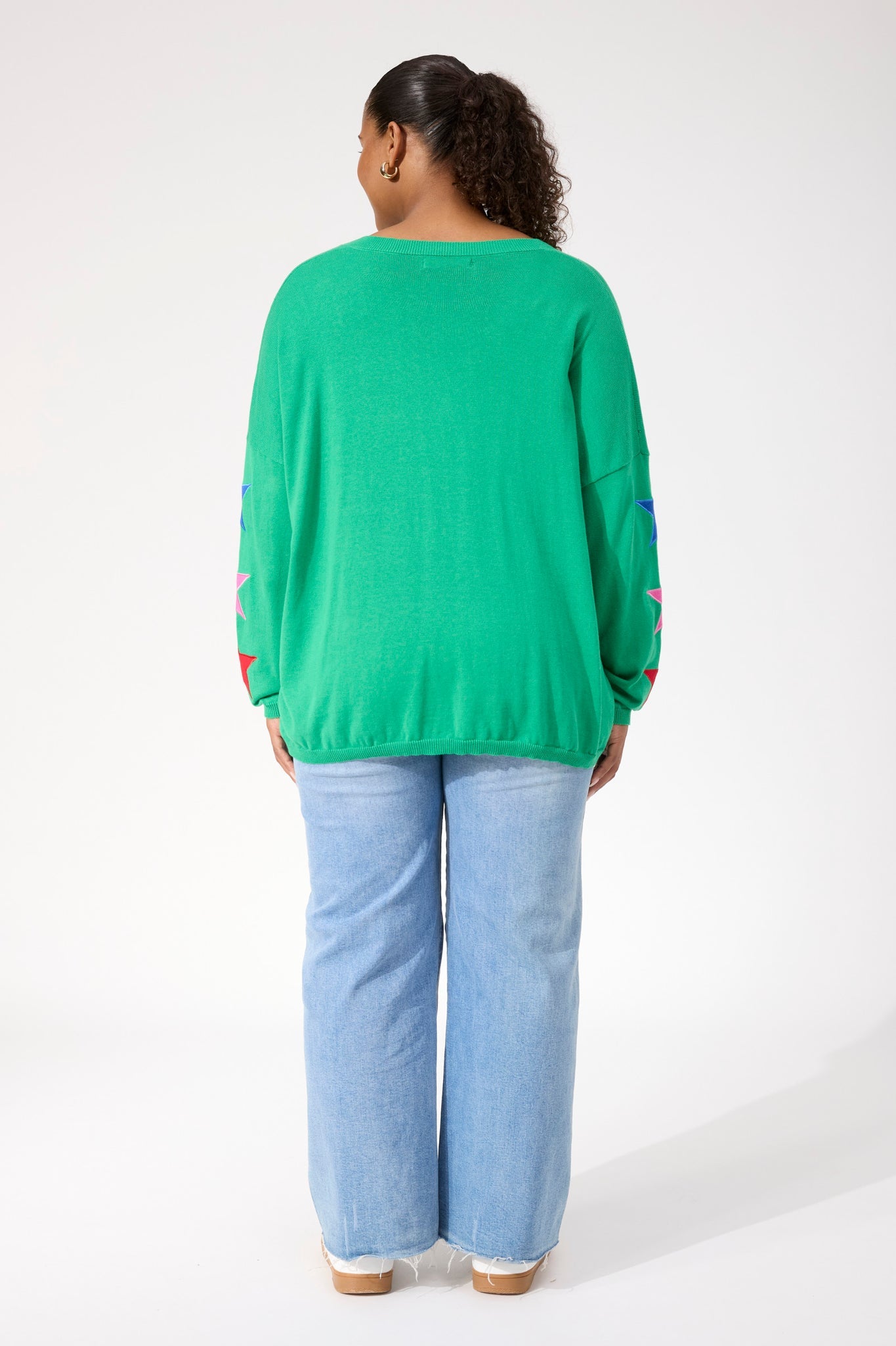 Vermont Star V Neck Jumper