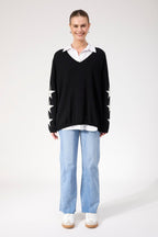 Vermont Star V Neck Jumper