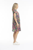 Nicola Dress - Downunder Coral