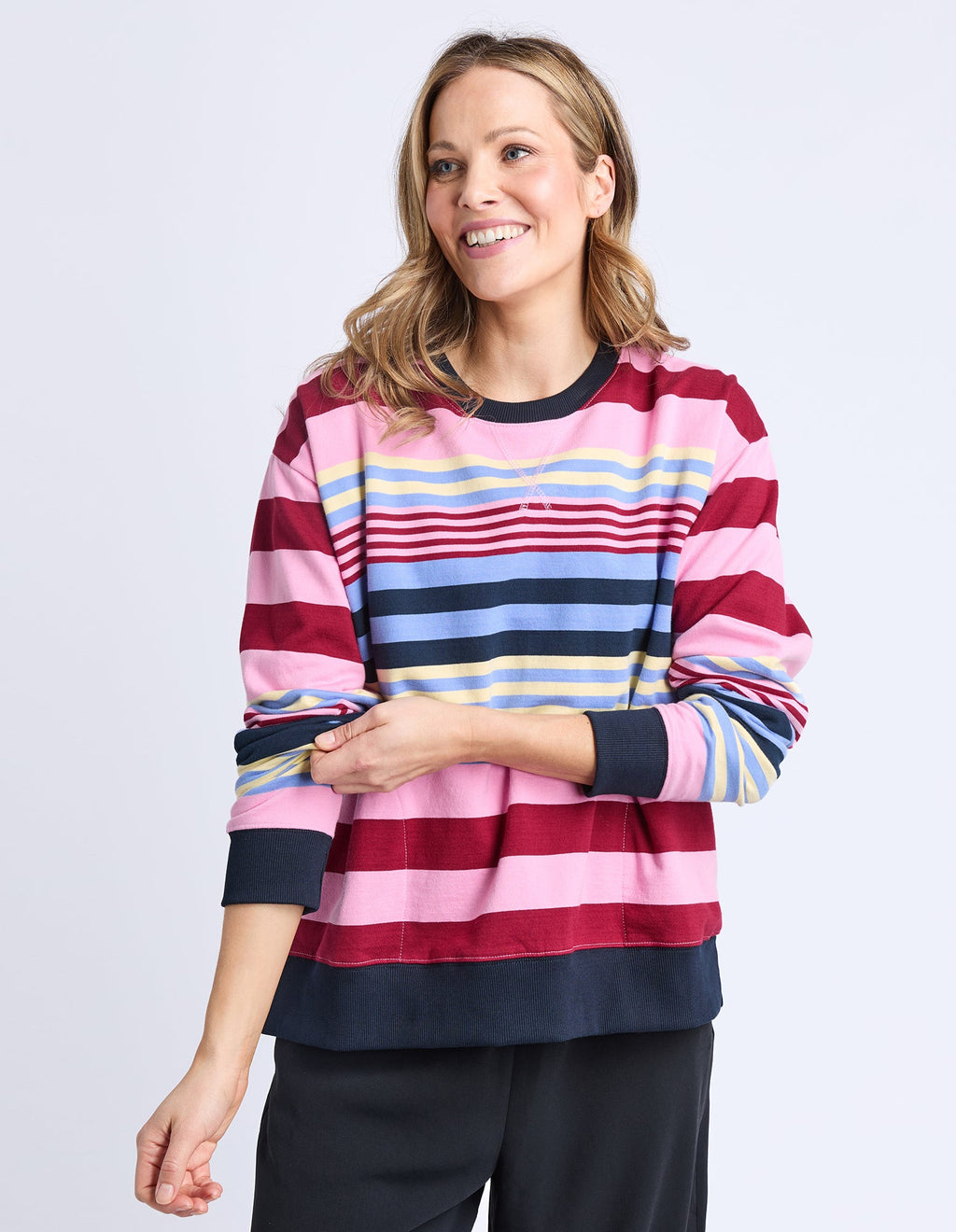 Alva Stripe Crew