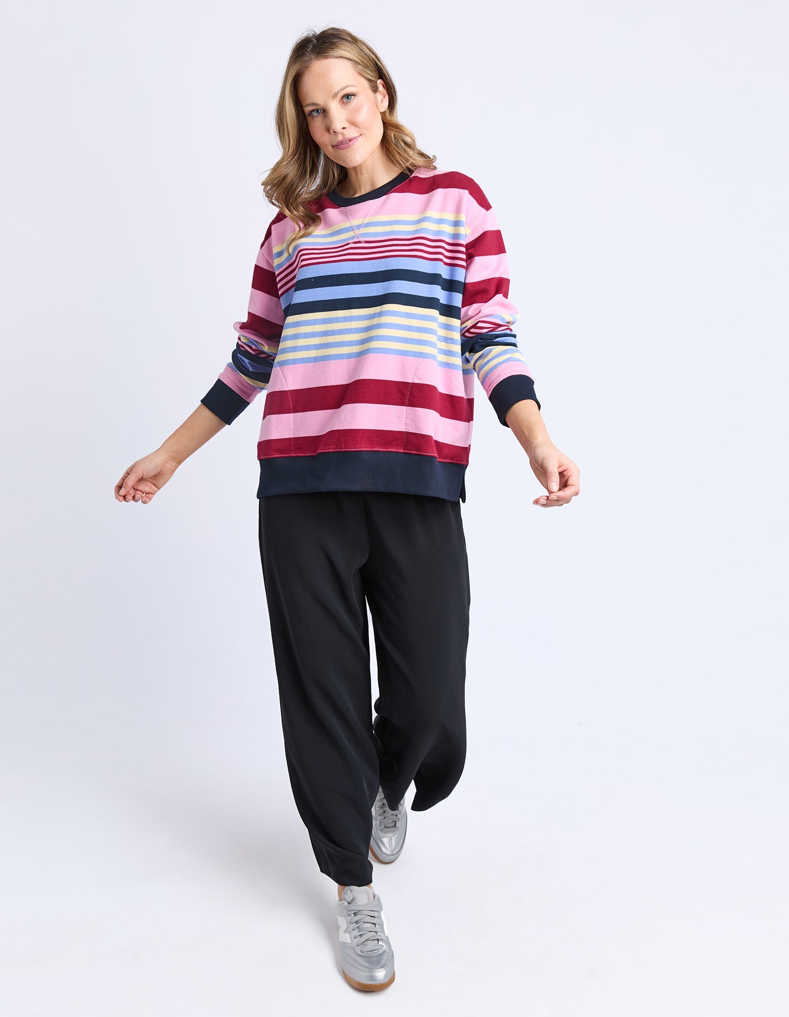 Alva Stripe Crew