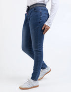 Melody Denim Jogger - Dusty Blue