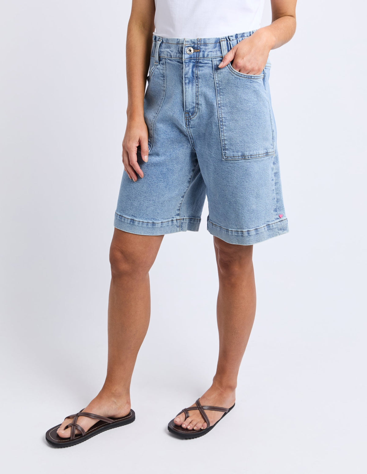 Atlas Long Denim Short