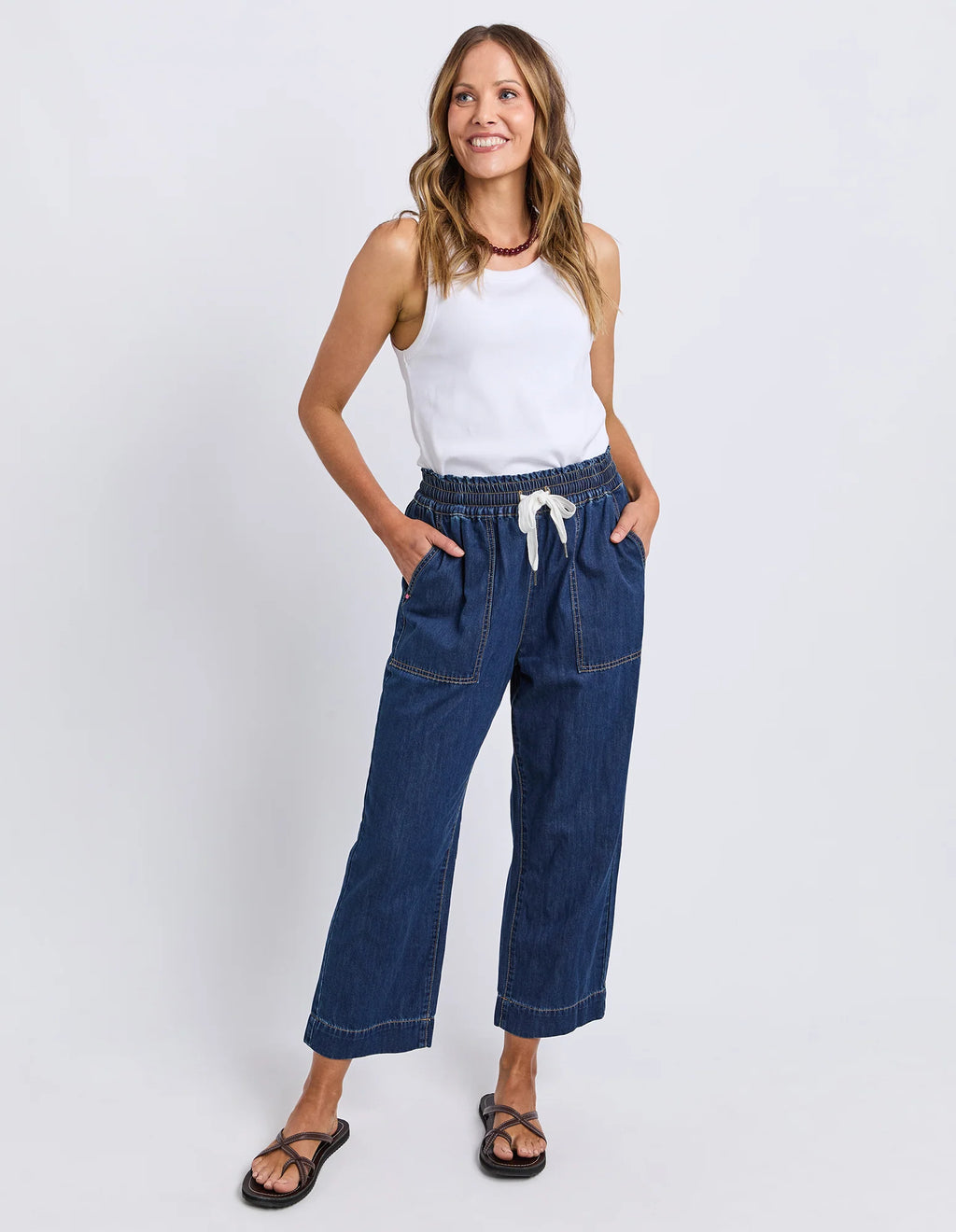 Greta Slim Leg Denim Pant