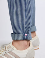 Penny Pinstripe Barrel Jogger