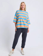 Mazie Blue Stripe Sweat